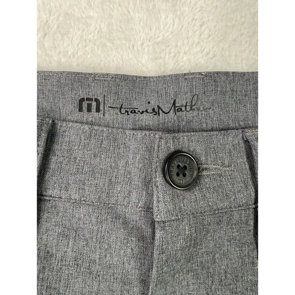 Travis Mathew Golf Pants Men 30X32 Gray Open To Close 2.0‎ Performance 5 pocket